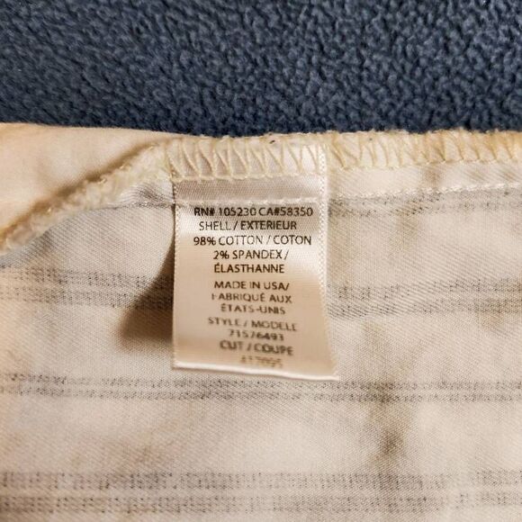 Joie white and Grey shorts Women's Size 12 - Picture 6 of 7